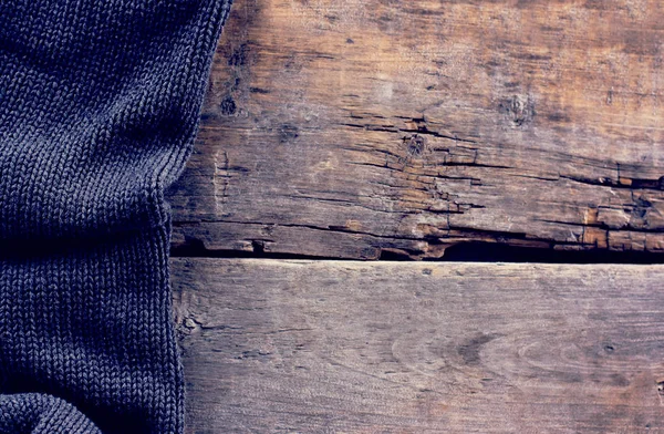 eski ahşap kurullarında örme ekose, kazak