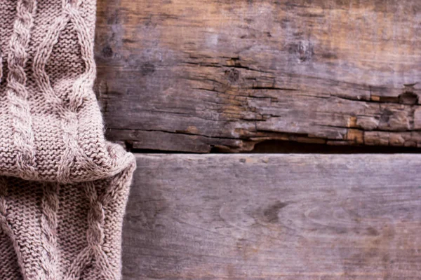 eski ahşap kurullarında örme ekose, kazak