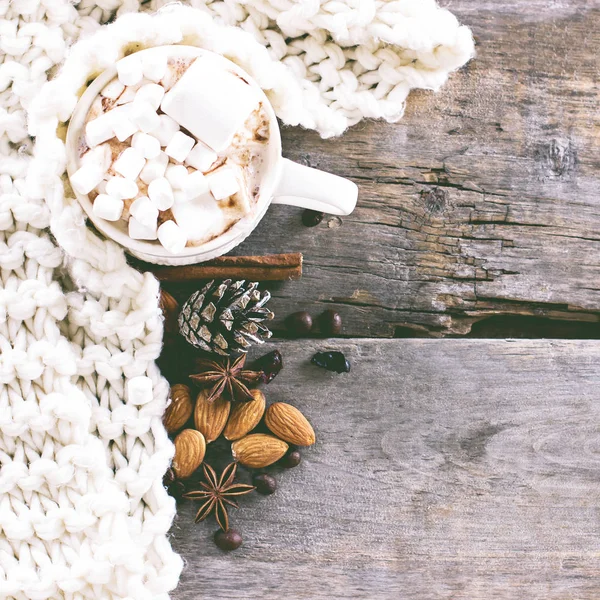 Café, Navidad naturaleza muerta . —  Fotos de Stock