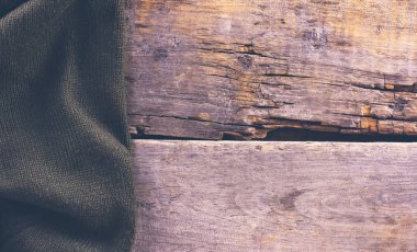 eski ahşap kurullarında örme ekose, kazak