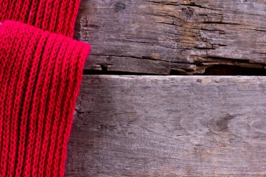 eski ahşap kurullarında örme ekose, kazak