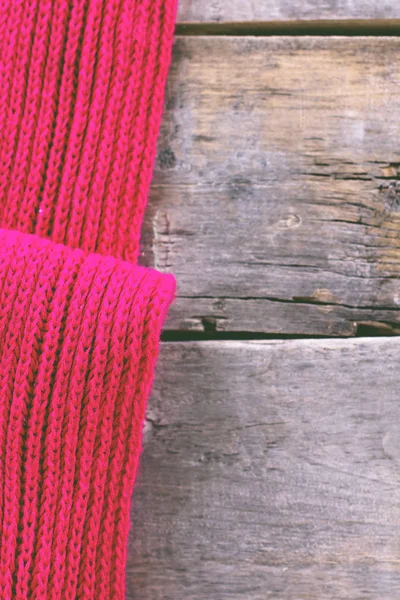 eski ahşap kurullarında örme ekose, kazak