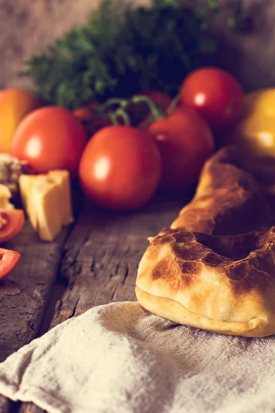 sebzeli meyveli turta