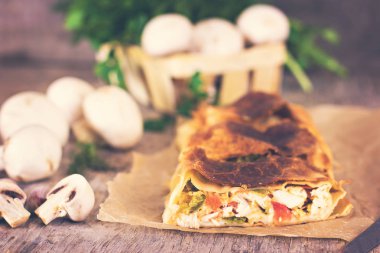 sebzeli meyveli turta