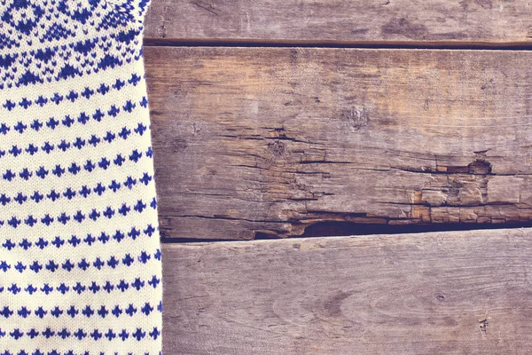 eski ahşap kurullarında örme ekose, kazak