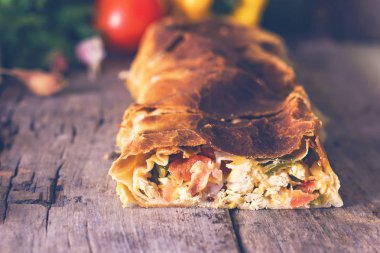 sebzeli meyveli turta