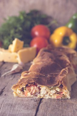 sebzeli meyveli turta