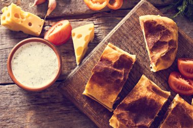 sebzeli meyveli turta