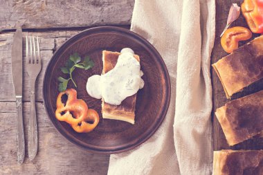 sebzeli meyveli turta