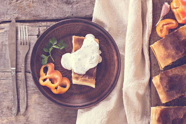 sebzeli meyveli turta