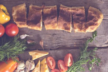 sebzeli meyveli turta