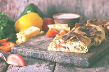 sebzeli meyveli turta