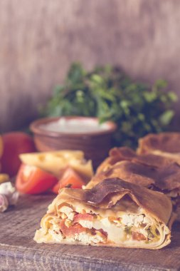 sebzeli meyveli turta