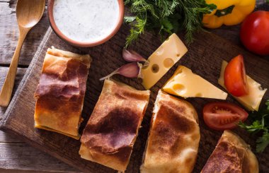 sebzeli meyveli turta