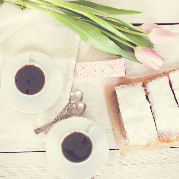 Strudel oder Kuchen — Stockfoto