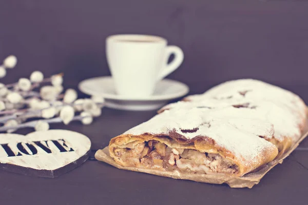 Strudel o torta — Foto Stock