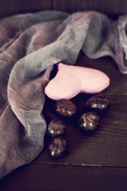 Paskalya natürmort. Paskalya yumurtaları.