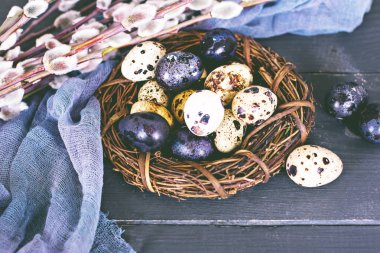 Paskalya natürmort. Paskalya yumurtaları
