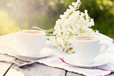 Hydrangea macrophylla güzel çiçekler.