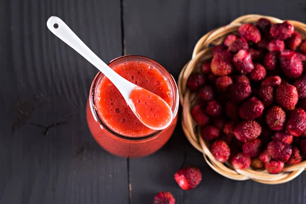 Jam or smoothie from  Berries — Stock Photo, Image