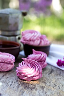 Ev yapımı şekerlemeler. Pembe şekerleme. 