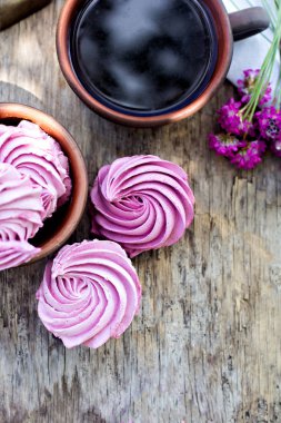 Ev yapımı şekerlemeler. Pembe şekerleme. 