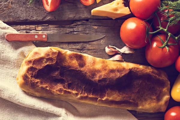 sebzeli meyveli turta