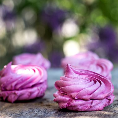 Ev yapımı şekerlemeler. Pembe şekerleme. 