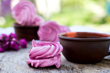 Ev yapımı şekerlemeler. Pembe şekerleme. 