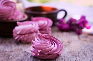 Ev yapımı şekerlemeler. Pembe şekerleme. 