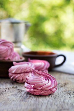 Ev yapımı şekerlemeler. Pembe şekerleme. 