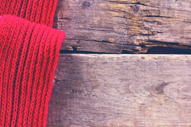 eski ahşap kurullarında örme ekose, kazak