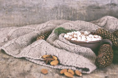 Kahve, Noel natürmort.