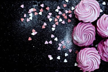 Ev yapımı şekerlemeler. Pembe şekerleme. 