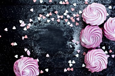 Ev yapımı şekerlemeler. Pembe şekerleme. 