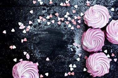 Ev yapımı şekerlemeler. Pembe şekerleme. 