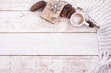 Kakao, kahve marshmallow ile