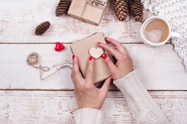 Kakao, kahve marshmallow ile