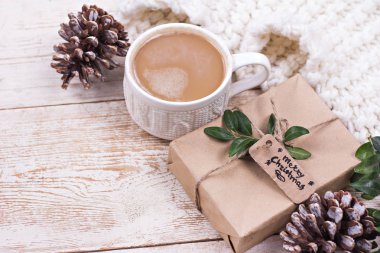 Kakao, kahve marshmallow ile