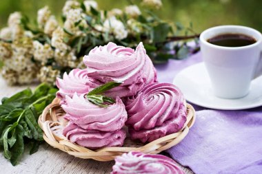 Ev yapımı şekerlemeler. Pembe şekerleme. 