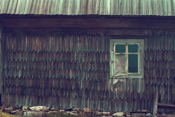 古い木造の家。美しい質感. — ストック写真