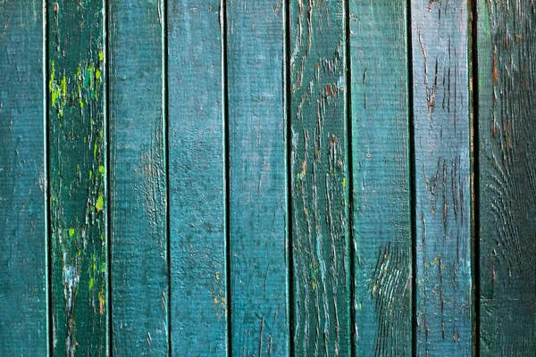 Oude Turquoise Houten Planken Achtergrond Van Verouderde Planken — Stockfoto