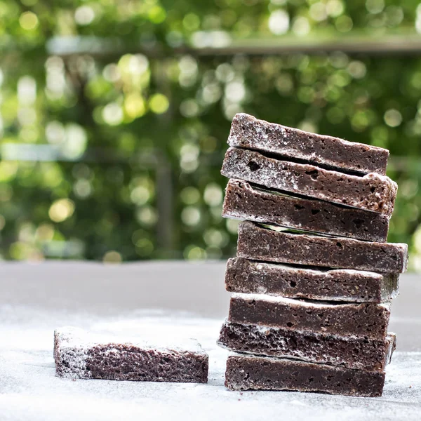 Brownies au chocolat maison . — Photo