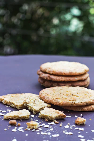 穀物と自家製クッキー — ストック写真