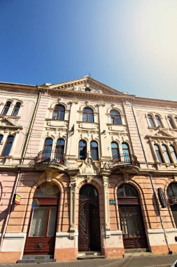 Chernovtsy şehir merkezi sokak.