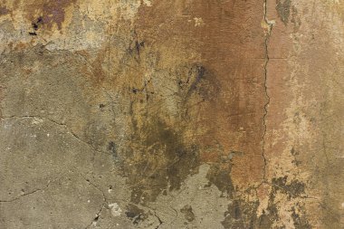 Eski duvar, kırık boya. 
