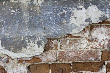 Eski bir tuğla duvar. Fotoğraf için arka plan.