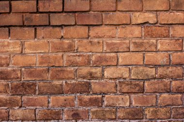 Eski bir tuğla duvar. Fotoğraf için arka plan.