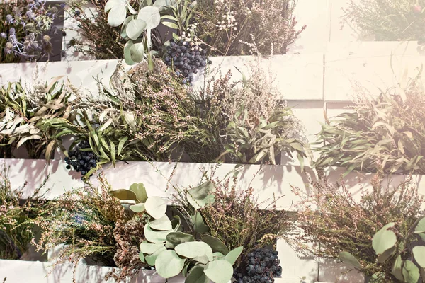 A bouquet of dried flowers.