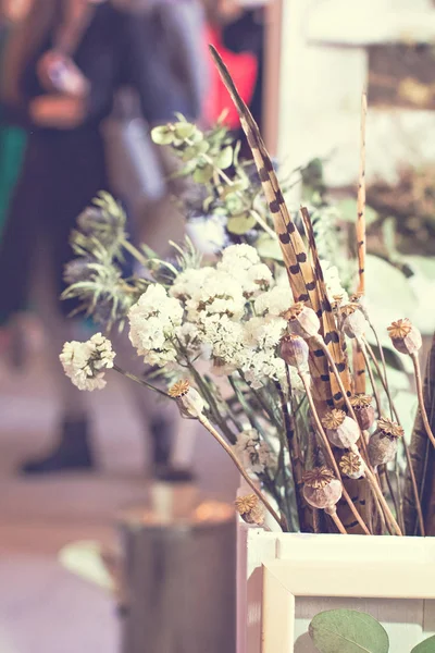 Un ramo de flores secas. —  Fotos de Stock